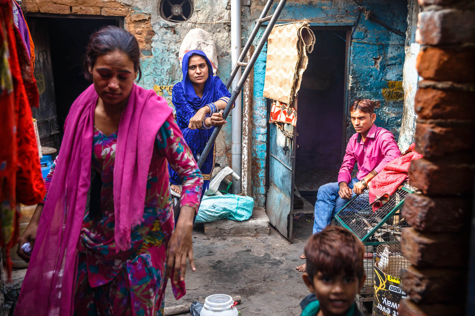Kathputli Colony Slum – New Delhi – India